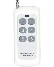 Resim Geekyou 433mhz 1000m Güçlü Rf Radyo Kumanda, 6 Tuşlu Ultra İnce Sticker Tipi, Anahtar/kilitle/rol Kapı/su Pompa/endüstriyel Kontrol İçin Uygulanır - Ak1000-3f 