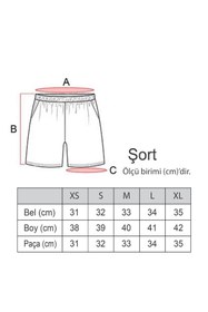 Resim DO-SMAI Dijital Baskılı Fileli Fitness Boks Muay Thai Antrenman Şortu Spor Şort Kbs242 