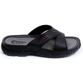 Resim Ceyo 3200-1 Rk-553 Siyah Erkek Günlük Terlik-siyah Siyah 