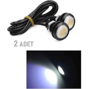 Resim 2 Adet Ayna Altı Lamba Kartal Göz Gündüz Ledi Beyaz 