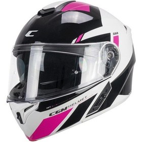 Resim Cgm 568s Ber Sport Çene Açılır Kask Siyah/fuşya 