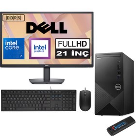 Resim Dell Vostro 3030 mt Intel Core I7 12700 32GB Ddr5 256GB SSD 21.5" Fhd Ubuntu Intel® UHD Graphics 730 Masaüstü Bilgisayar 21N3030I7EMEAU16 + Zetta USB Bellek 