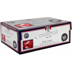 Resim Champion Earl Grey Bergamot Aromalı Siyah Süzen Demlik Poşet Çay 48 x 3.2 G 