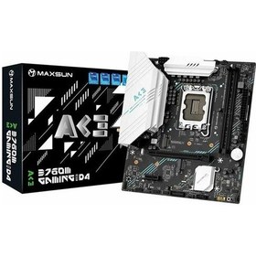Resim Maxsun B760m Gamıng Wıfı6e Ace Ddr5 Hdmı Pcıe 5.0 1700p Matx 
