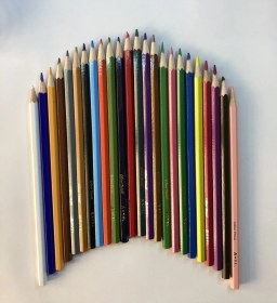 Resim 24 Renk Kuruboya Kalemi Tüp - 