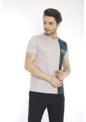 Resim Erkek Spor, Abd Pike Interlok 1. Kalite Kumaş Gri Slimfit Bisikle 