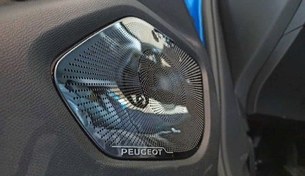 Resim Peugeot 2008 Hoparlör Kaplama Siyah 