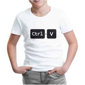 Resim Lord Tshirt Ctrl+V Beyaz Çocuk Tshirt 