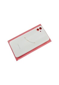 Resim Tkgz - Samsung Galaxy Uyumlu A04 Full Kasa Arka Kapak Batarya Kapağı - Beyaz Çok Renkli 