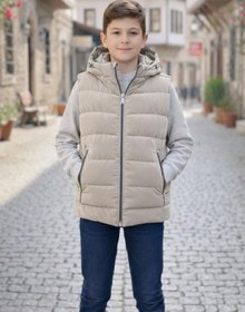 Resim Pina Kids Erkek Çocuk Kapüşonlu Şişme Yelek 