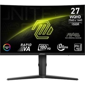 Resim MSI 27 MAG 275CQRF QD E2 2560x1440 (WQHD) 16:9 CURVE 1500R RAPID VA 180HZ 0.5MS ADAPTIVE-SYNC GAMING 