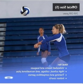 Resim Resmi Voleybol Topu - Sensi Tec Yapı İle Yüksek Performans Açık Mavi 