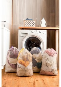Resim Çamaşır Yıkama Filesi 60 Cm X 80 Cm Ayakkabı Yıkama Filesi İpli Tr Diğer 