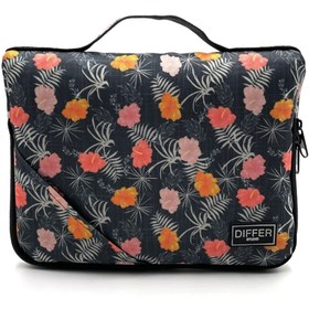 Resim Differ Studio 10'' & 11'' Inç Kot Görünümlü Çiçek Desen Ipad/tablet Çantası/kılıfı 