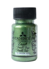 Resim Cadence 135 Yeşil Dora Metalik Boya 50 Ml 