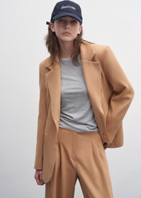 Resim EBU Prive Kadın Yarı Oversize Blazer Ceket Camel 