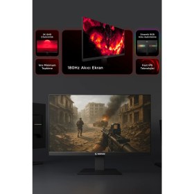 Resim Rampage Mıracle MC27RQ180 27 180Hz 1ms Fast IPS Qhd 2k Hdr Freesync Pivot Pc Flat Oyuncu Monitörü 