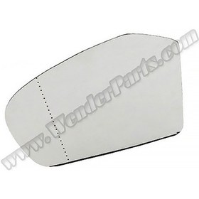 Resim Mercedes W169 W245 Ayna Camı Sol Elekt Isıtmalı Asferik 2005-08 Wender A1698100721 