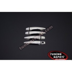 Resim Peugeot 508 2012 Sonrası Kapı Kolu Paslanmaz Çelik Krom 