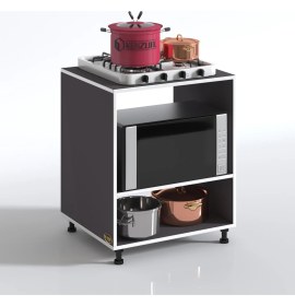 Resim Kenzlife ocak dolabı nermin gri 85*70*60 XLARGE hazır mutfak klasik setüstü ocak için sabit tabla 