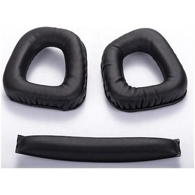 Resim Logitech G35 G930 G430 F450 Kafa Bandı ve Kulaklık Pedi SET Kulaklık Pedi Süngeri Headband 