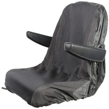 Sürüş Çim Biçme Makinesi Koltuk Kılıfı, 2 Depolama Cebi İle Su Geçirmez Traktör Koltuk Kılıfı, Orta Boy, Siyah