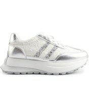 Resim Butigo 25S-010 5FX Gümüş Kadın Sneaker 