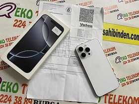 Resim Apple iPhone 16 Pro Max İkinci El TR | 512 GB | Beyaz 