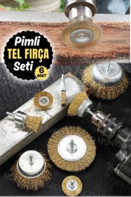 Resim Munico Matkap Ucu Tel Fırçaları: Boya ve Pas Sökme için İdeal Araç Seti Günlük veya Sanatsal Kullanım 