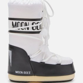 Resim Moon Boot Nylon Kadın Kar Botu 2monw2010010 Siyah - Beyaz 