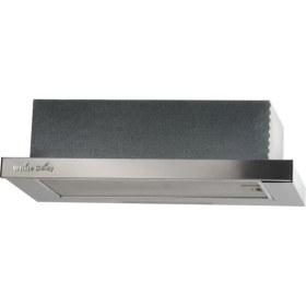 Resim White Daisy Whıte Daısy F6 Çift Motor Çift Filtre Inox Panel Sürgülü Aspiratör 