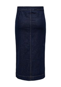 Resim Only Onlmadison Hw Pencil Midi Kadın Denim Etek 15338921 Mavi 
