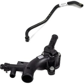 Resim Opel Astra J 1.4 Turbo Termostat Gövdesi / Termostat Hortumu 1338489-1336360 