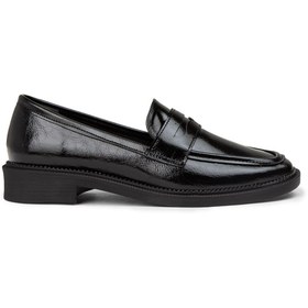 Resim Deery Kadın Rugan Siyah Mokasen 