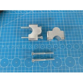 Resim Hero Xpulse 200 Motorsiklet 2.5 cm Gidon Yükseltme Aparatı Cnc Alüminyum Işleme 