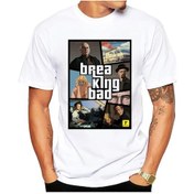 Resim Teehub Los Pollos Hermanos Erkek T-shirt Günlük Spor Tişörtlavantaerkek Lavanta 