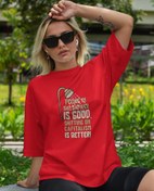 Resim Sh*tting on capitalism Oversize Tişört 