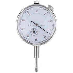 Resim Hassas 0-10mm Dial Göstergesi - Alüminyum, Analog, 0.01mm Çözünürlük, Pil Yok, İnşaat Aracı | Profesyonel Ölçüm Aleti 