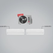 Resim Arçelik A++ 9000 BTU + 9000 BTU İç Ünite 16000 BTU 1+2 Multi Inverter Klima 