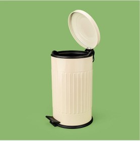 Resim Living Vintage Çöp Kovası - Bej - 16 Lt Çok Renkli 