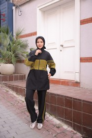 Resim MİMİ Luxury Wear Tesettür Eşofman Takımı Fermuarlı Alt Üst Eşofman Takımı 