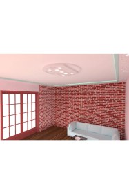 Resim Motifpiyer Tavan Göbeği 01-MOTIFLI-OVAL-95CM-CAP-DIS-CITALI 