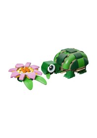 Resim Lego Creator 3 Ü 1 Arada Creator Turtle With A Water Lily Flower 31377 