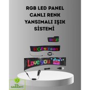Resim Akıllı LED Matrix Panel – USB Bağlantılı, Kaydırmalı Yazı ve Animasyon Desteği 