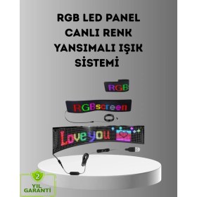Resim Akıllı LED Matrix Panel – USB Bağlantılı, Kaydırmalı Yazı ve Animasyon Desteği 