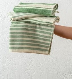 Resim Soley | İzay |%100 Pamuk Mutfak Havlu Seti Yeşil 