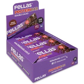 Resim FELLAS Protein Bar - Duble Kakaolu 32g X 12 