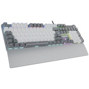Resim Rampage KB-R28 Blade Plus Gökkuşağı Aydınlatmalı Tam Türkçe Red Switch Mekanik Kablolu Gaming Klavye 