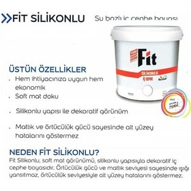 Resim Marshall Fit Silikonlu Iç Cephe Boyası 20 Kg 