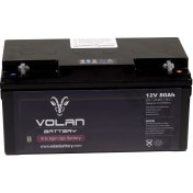 Resim Volan Battery 12 Volt 80 Ah (Amper) Kuru Akü 